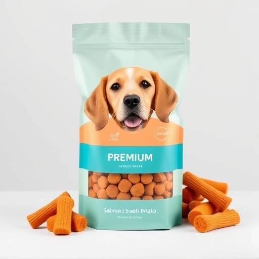 Bolsa del paquete de croquetas premium de salm&oacute;n y boniato