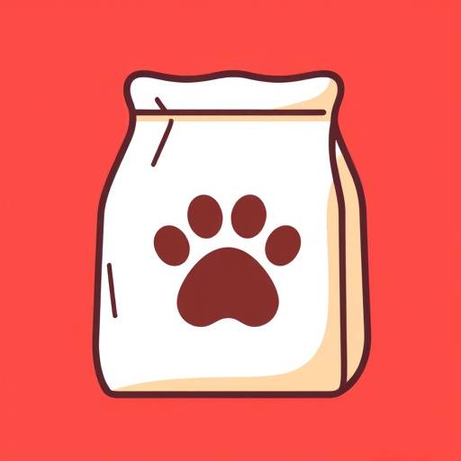 Icono de bolsa de comida para perros